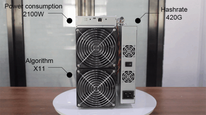 Mineur 2 de pièce de monnaie de tiret du bloc alim. 440GH/S 1950W de mineur de X11 USB3.0 StrongU U6