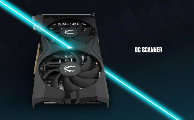 Carte graphique JUMELLE VR de FAN de GeForce GTX 1660 de JEU de ZOTAC PRÉPARER POUR OBTENIR le JEU RAPIDE FORT