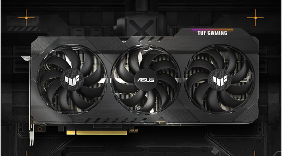 L'exploitation de carte graphique de Rx 6800xt de haute performance calent la carte graphique 16gb 256 mordue