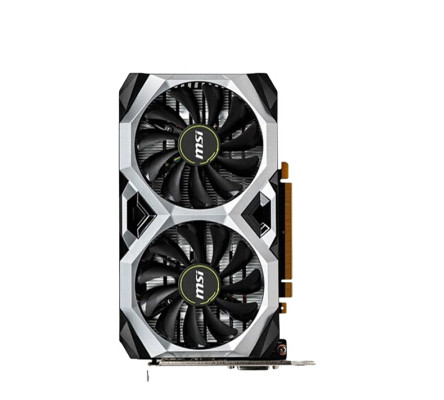 Double fan refroidissant la carte graphique 6gb 120W 1770MHz superbe de Nvidia Gtx 1660