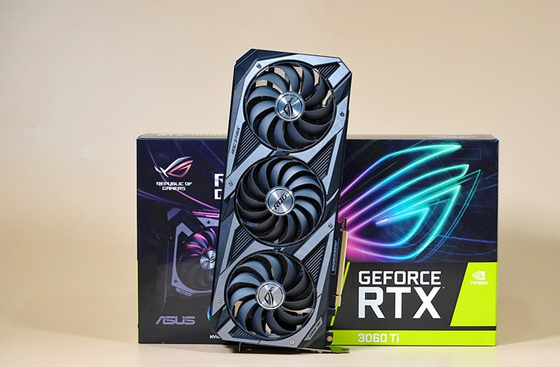 Carte graphique de bureau NVIDIA 256bit de jeu de jeu de Rog Strix Rtx 3060ti O8g