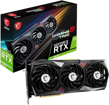 Carte mordue d'exploitation de Rig Graphics Card GDRR6 256 de l'exploitation 8GB de GeForce RTX 3070