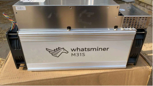 Mineur Whatsminer M31s 76th/S de 46W/T Whatsminer Bitcoin avec le bloc alim. original